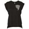 Bella Canvas Women's Flowy Muscle T-Shirt with Rolled Cuff Thumbnail