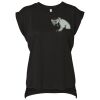 Bella Canvas Women's Flowy Muscle T-Shirt with Rolled Cuff Thumbnail