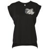 Bella Canvas Women's Flowy Muscle T-Shirt with Rolled Cuff Thumbnail