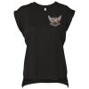 Bella Canvas Women's Flowy Muscle T-Shirt with Rolled Cuff Thumbnail