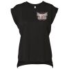 Bella Canvas Women's Flowy Muscle T-Shirt with Rolled Cuff Thumbnail
