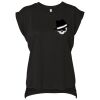 Bella Canvas Women's Flowy Muscle T-Shirt with Rolled Cuff Thumbnail