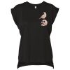 Bella Canvas Women's Flowy Muscle T-Shirt with Rolled Cuff Thumbnail
