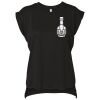 Bella Canvas Women's Flowy Muscle T-Shirt with Rolled Cuff Thumbnail