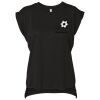 Bella Canvas Women's Flowy Muscle T-Shirt with Rolled Cuff Thumbnail
